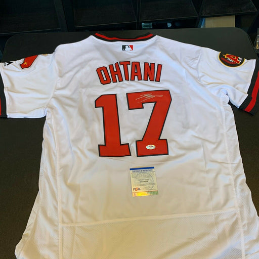Sold at Auction: Shohei Ohtani Signed Los Angeles Angels Japanese Game  Model Jersey PSA DNA COA