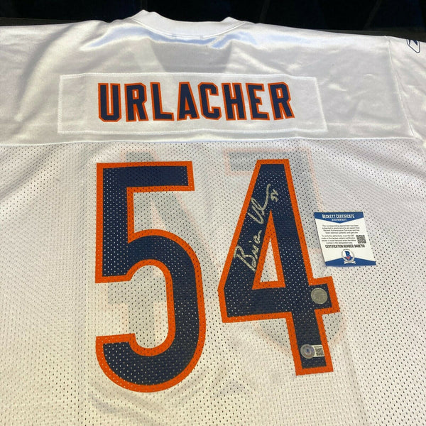 Brian Urlacher Autographed Chicago Bears White Reebok XL