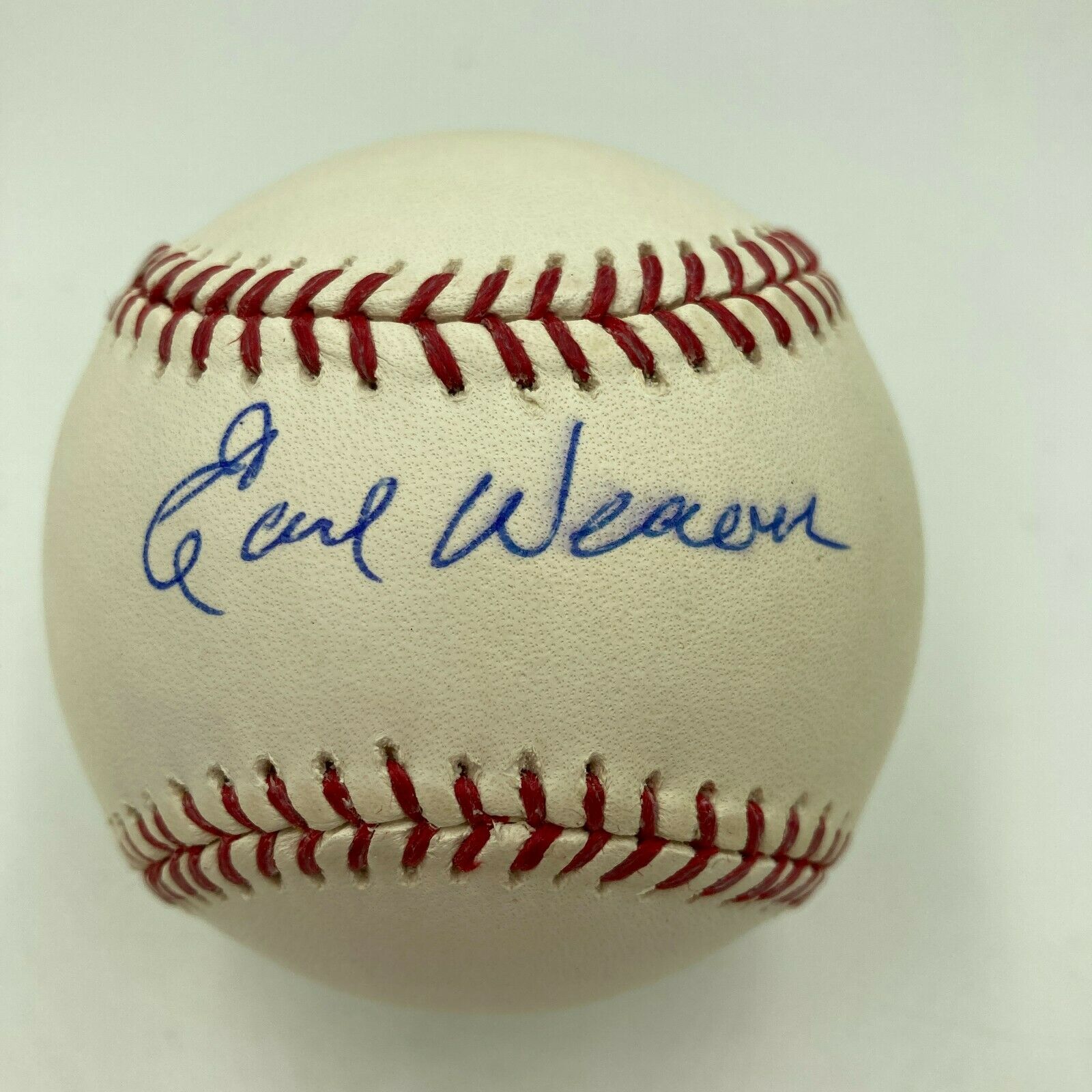 Earl Weaver Signed Baseball, Autographed Earl Weaver Baseball