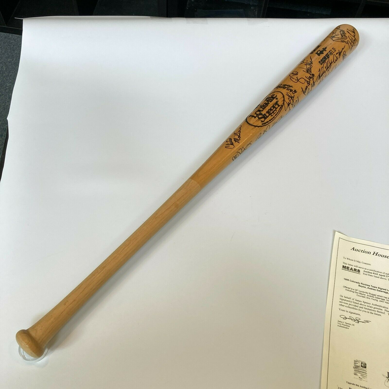 Craig Counsell Signed Louisville Slugger Signature Baseball Bat