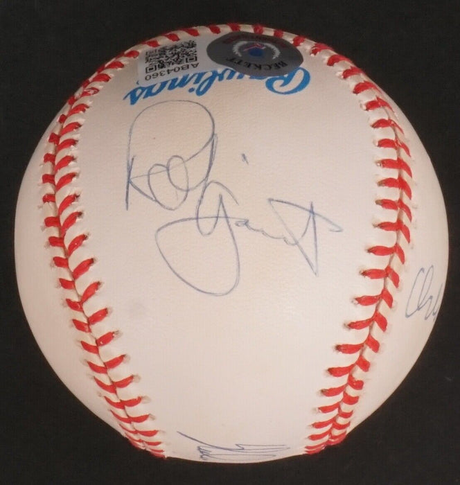 Nolan Ryan George Brett Robin Yount 1999 HOF Induction Signed Baseball —  Showpieces Sports