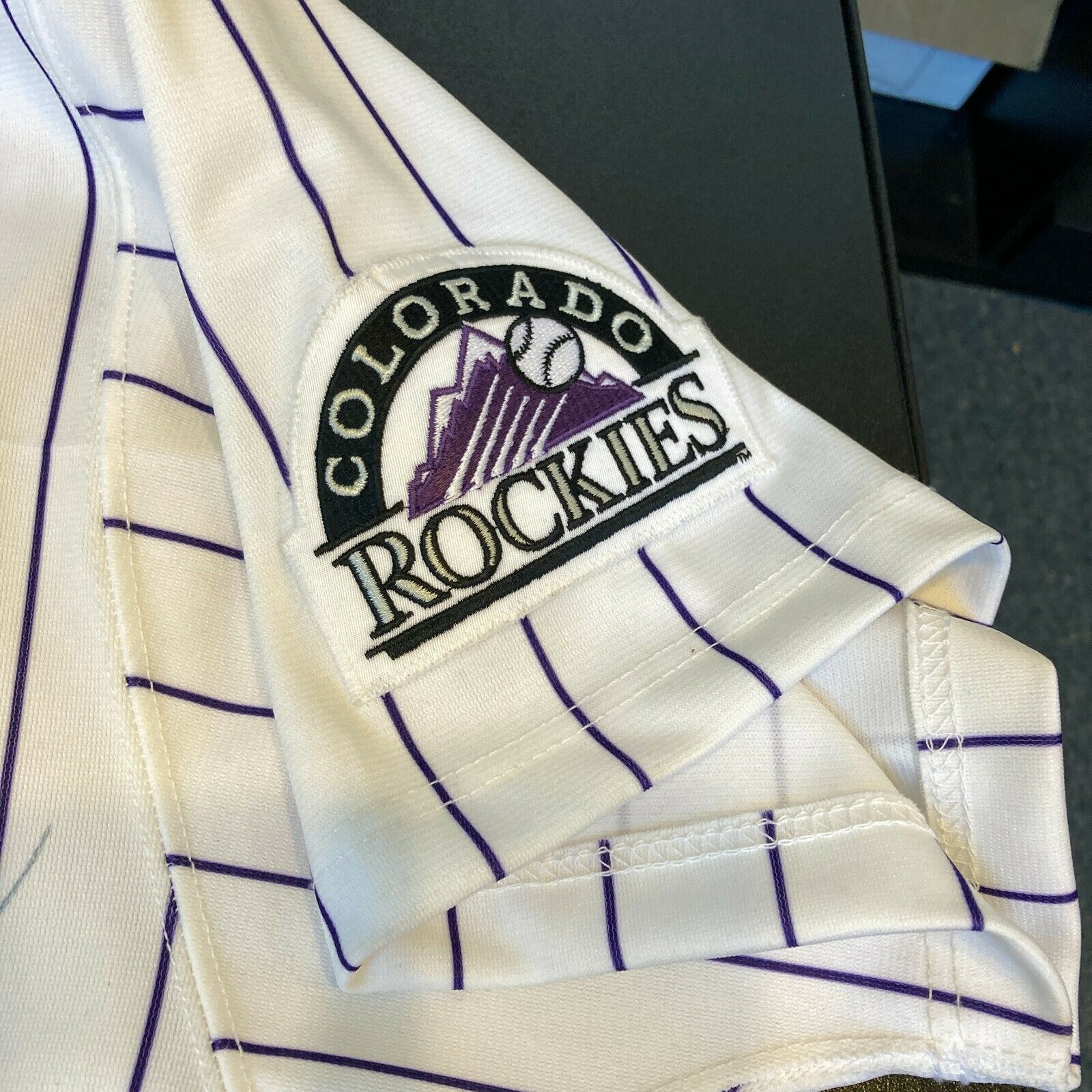 1993 Colorado Rockies Inaugural Season Team Signed Game Used Jersey JSA COA