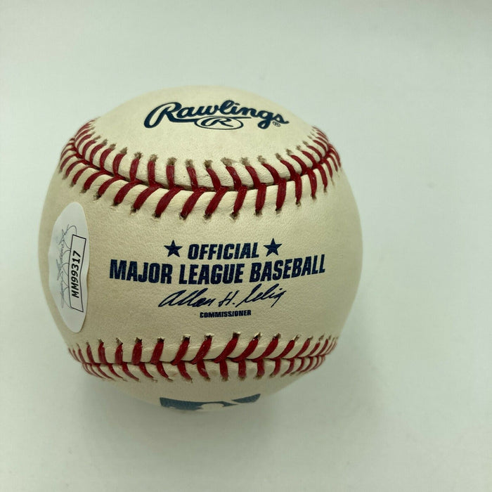 Justin Morneau Autographed Official Major League Baseball JSA