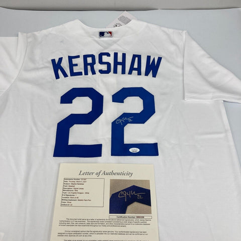 Clayton Kershaw Signed Jersey (JSA)