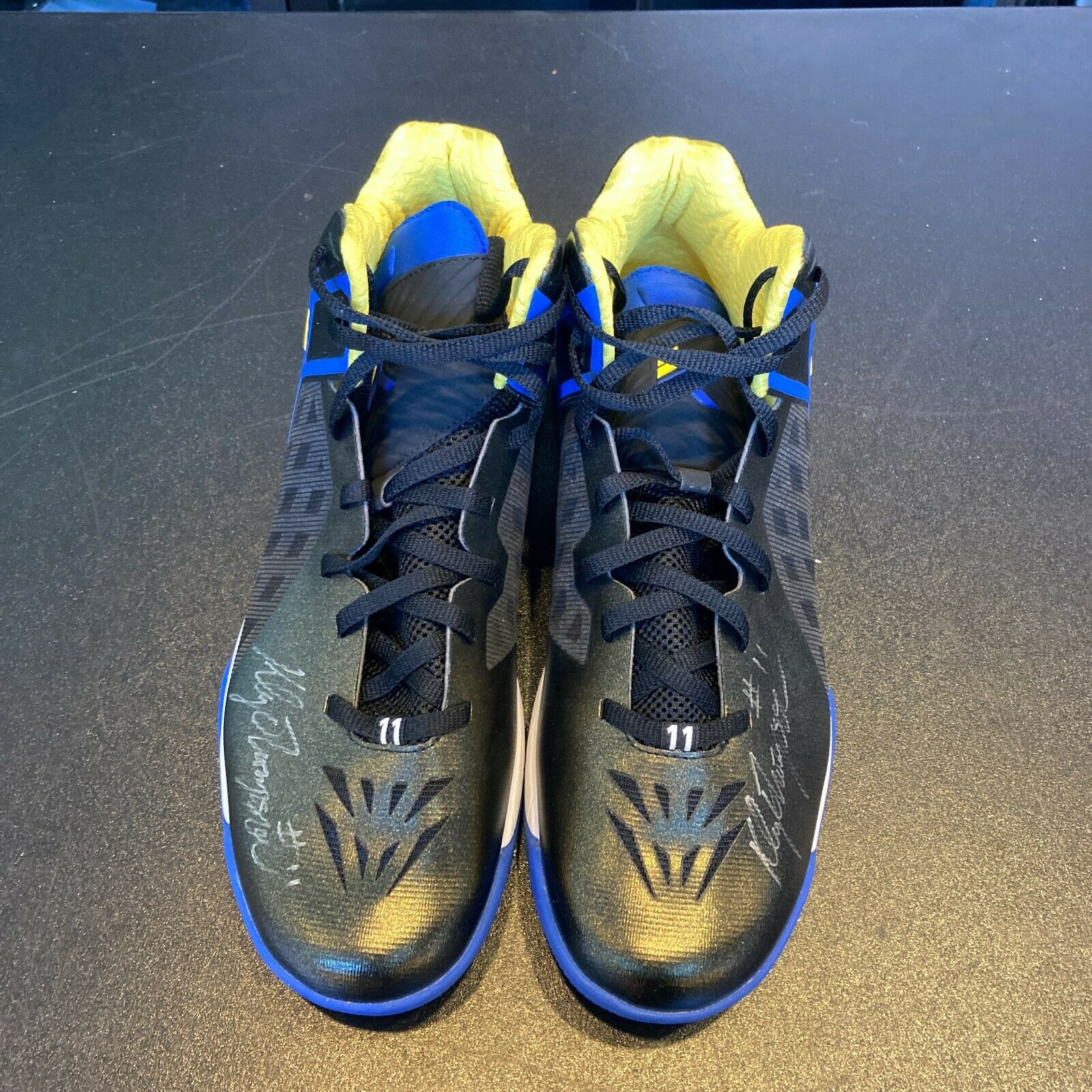 2015-16 KLAY THOMPSON Signed Game Issued KT1 Shoes Sneakers JSA & Beck ...