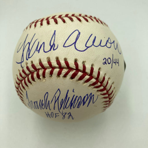 Hank Aaron 1957 MVP Signed Authentic Milwaukee Braves Jersey JSA COA —  Showpieces Sports