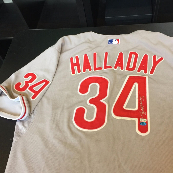 ROY HALLADAY SIGNED 2011 ALL STAR JERSEY AUTH. MAJESTIC - PHILADELPHIA  PHILLIES 