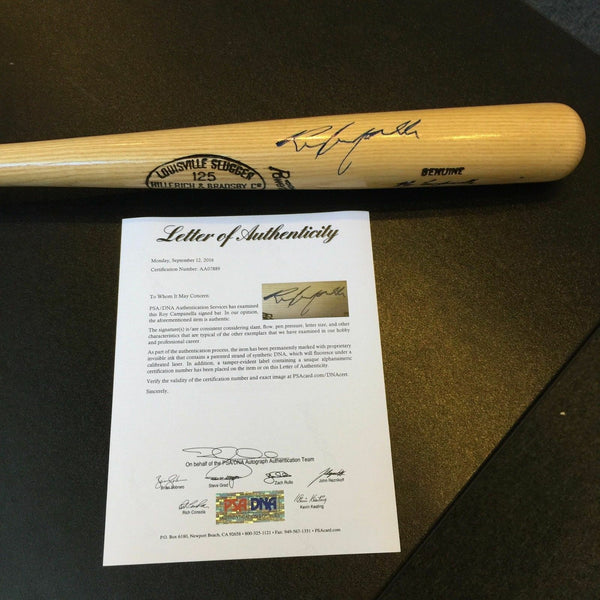 Beautiful Roy Campanella Signed Louisville Slugger Game Model Bat