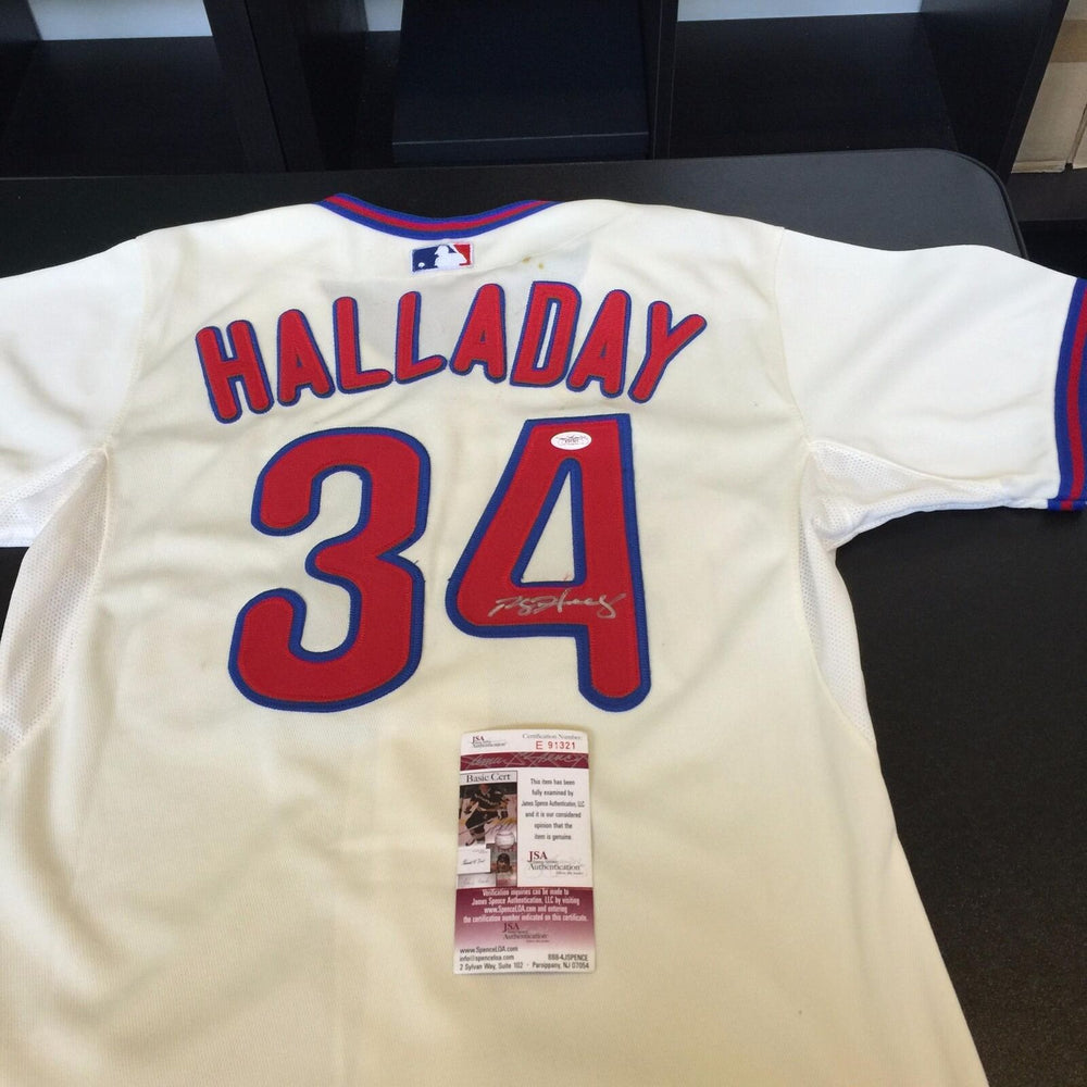 Roy Halladay Signed Phillies Jersey (JSA COA)