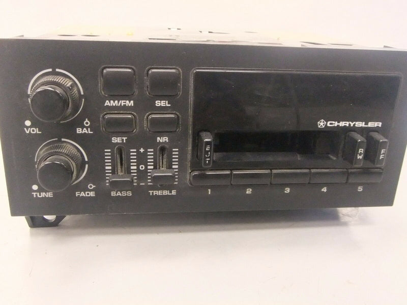 Used Chrysler AM / FM Radio With Cassette Tape Player