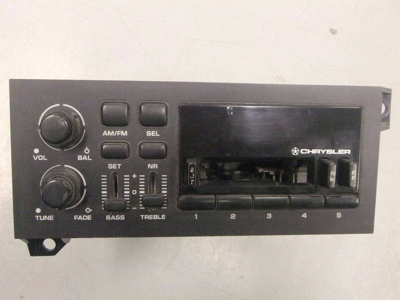 Used Chrysler AM / FM Radio With Cassette Tape Player