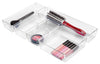 6 Pieces Drawer Organiser Set in Clear Plastic, Perfect to Provide Storage Space DL Traditional
