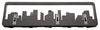 Modern Wall-Mounted Coat Rack with Multi-Hooks System, Simple City Design DL Modern