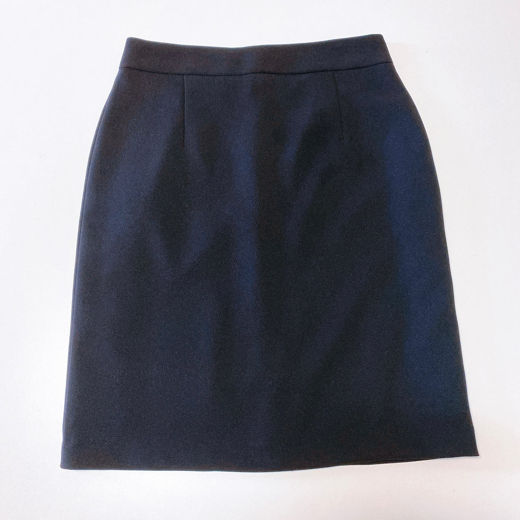 Black Basic Pencil Skirt