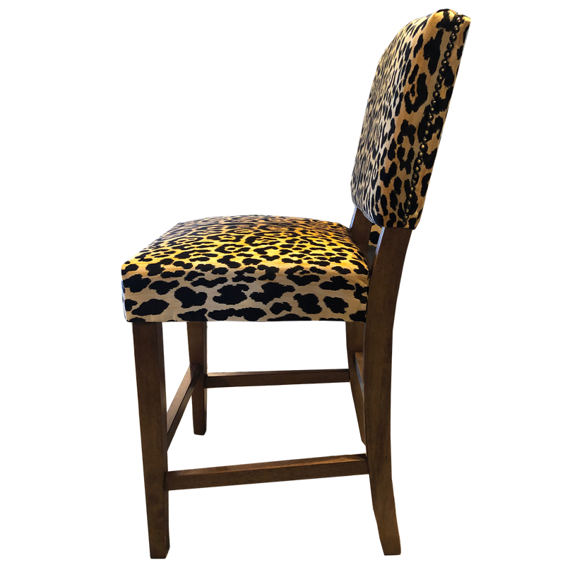 Limited Edition Leopard Print Stool Natalie Jayne Interiors