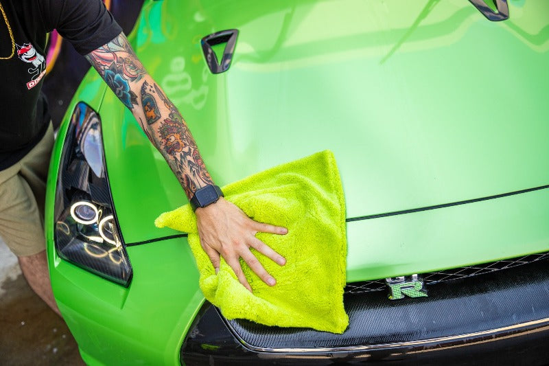 Green Goblin Jumbo Drying Towel - 24 X 36 – kleentech premium car care