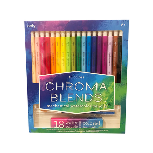 Mini Colored Pencil Set With Case , Eraser and Sharpener — Two