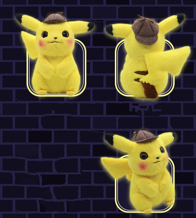 detective pikachu stuffed toy