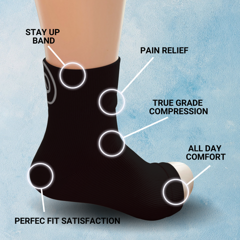 Dominion Active Plus Sized Plantar Fasciitis Ankle Socks – TheGivenGet