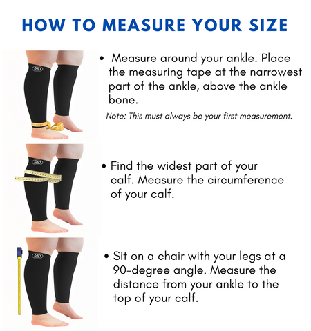 SHORT LENGTH | Plus Size Compression Calf Sleeves | Wide Calf 10in 20 ...