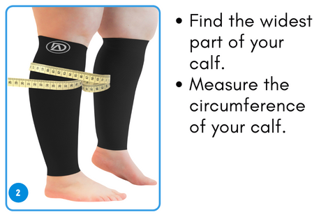 Varisan Top Wide Calf Support Knee Highs