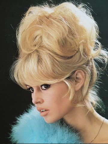 Brigitte Bardot updo hair