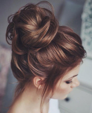 tousled bun