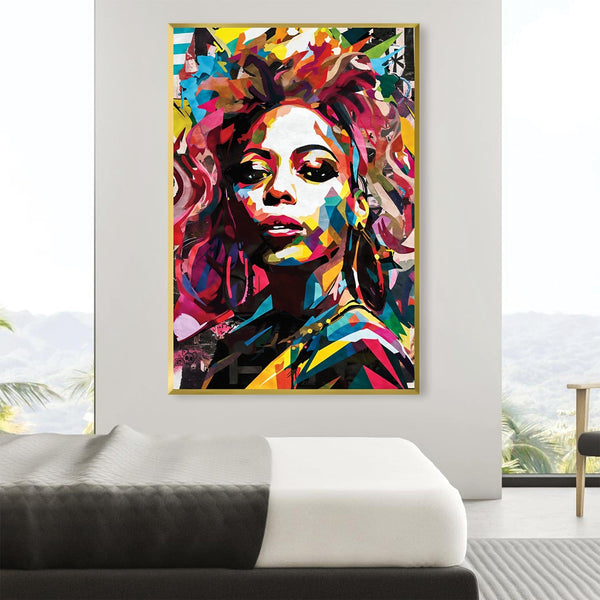 Beyonce Canvas Art Clock Canvas