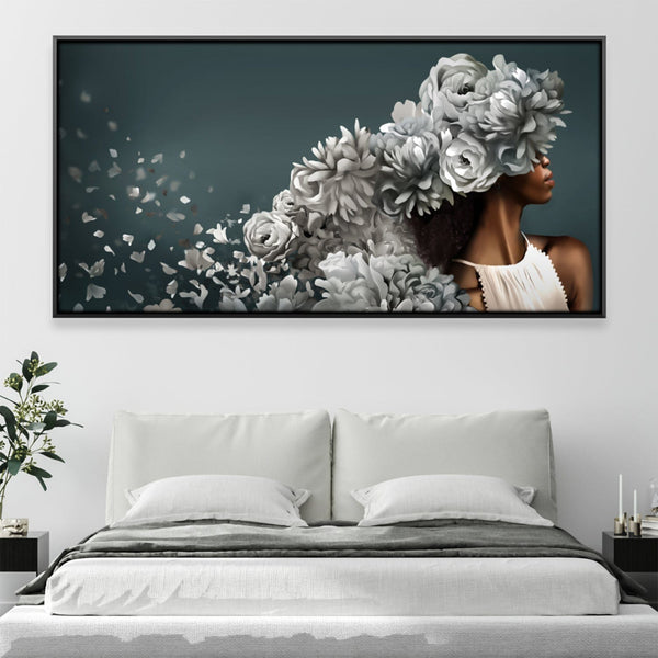 Botanic Belle Canvas Art Clock Canvas