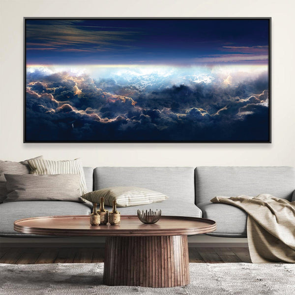 Edge of the World Canvas Art Clock Canvas