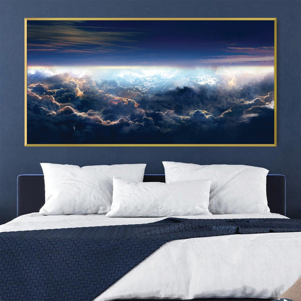 Edge of the World Canvas Art Clock Canvas