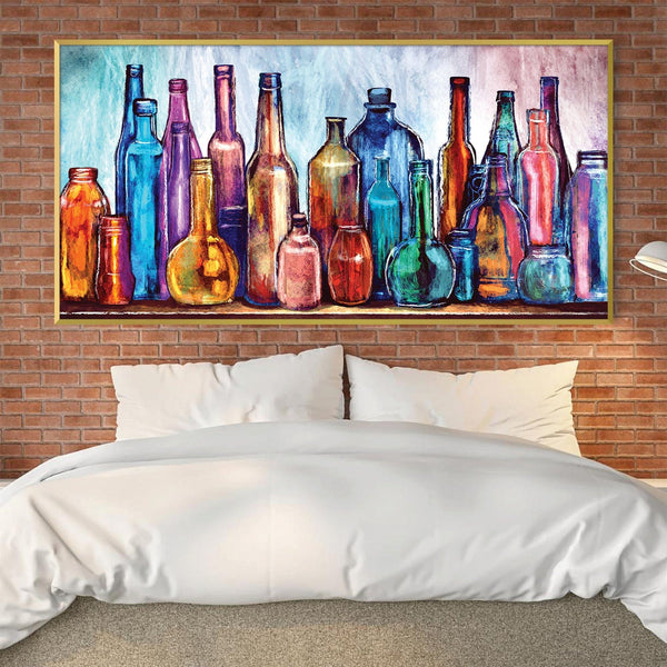 Elixir of Hues Canvas Art Clock Canvas