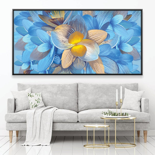 Eternal Bloom Canvas Art Clock Canvas