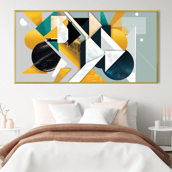 Fragments of Elegance Canvas Art Clock Canvas