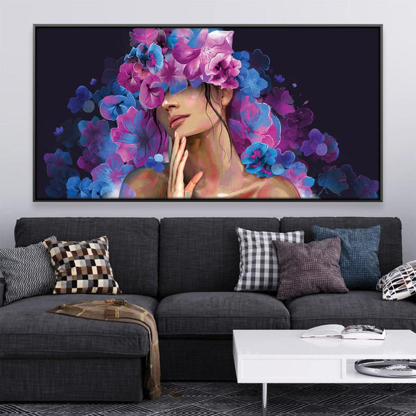 Hydrangea Dream Canvas Art Clock Canvas