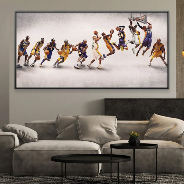 Kobe Evolution Canvas Art 50 x 25cm / Framed Prints Clock Canvas