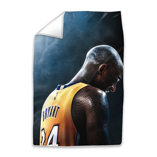 Kobe Mamba Easy Build Frame Art Fabric Print Only / 24 x 36in Clock Canvas