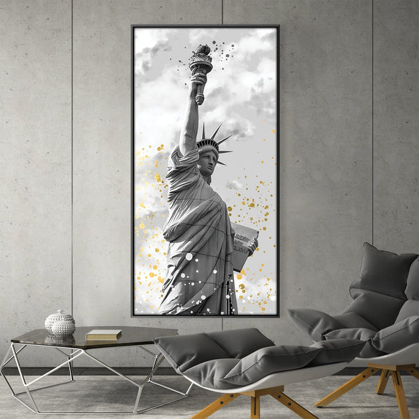 Liberty Unbound Canvas Art Clock Canvas