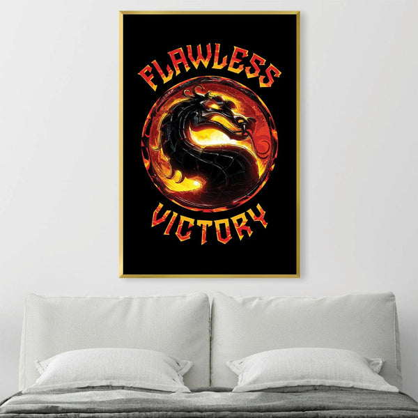 Mortal Kombat 1 Canvas Art Clock Canvas