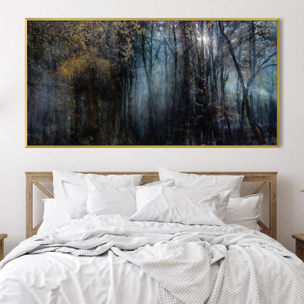 Mysterious Trees Canvas Art Clock Canvas