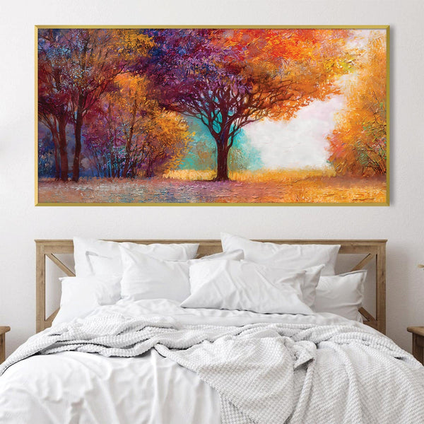 Nature's Kaleidoscope Canvas Art Clock Canvas