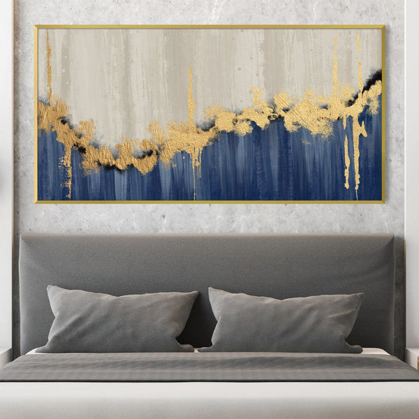 Painted Contrast Canvas Art Clock Canvas