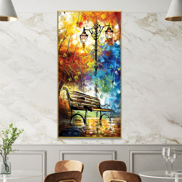 Palette of Twilight Canvas Art Clock Canvas