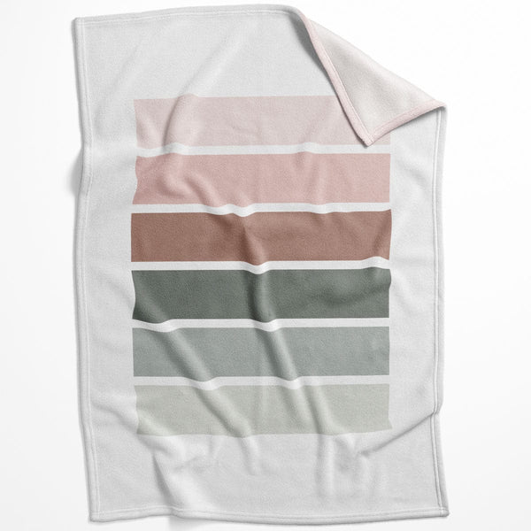 Pastel Tones D Blanket Blanket 75 x 100cm Clock Canvas