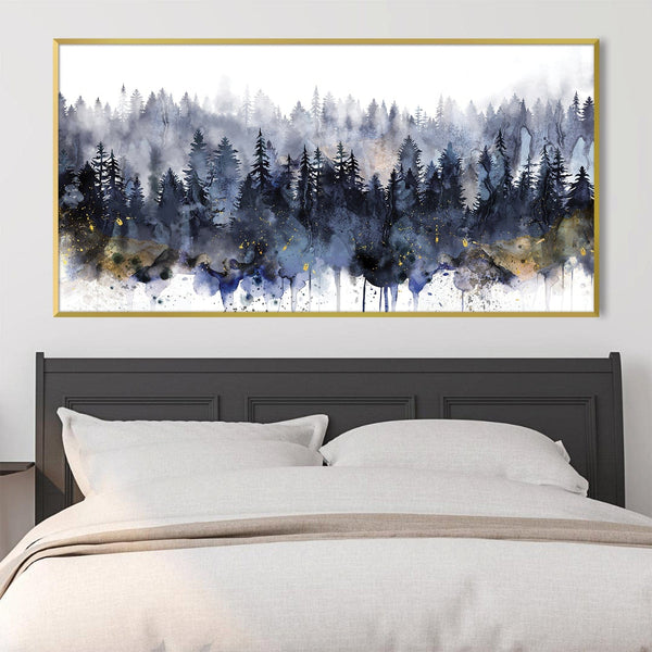 Pinescape Canvas Art Clock Canvas