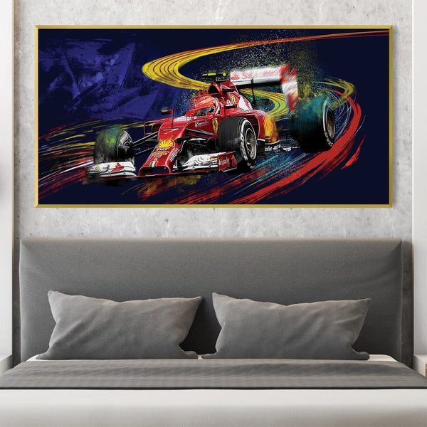 Race Speed Canvas Art Clock Canvas