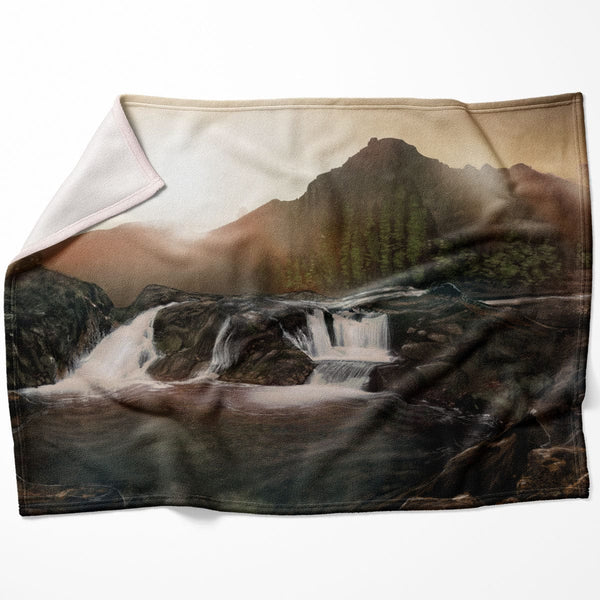 Rocky Hills Blanket Blanket 75 x 100cm Clock Canvas