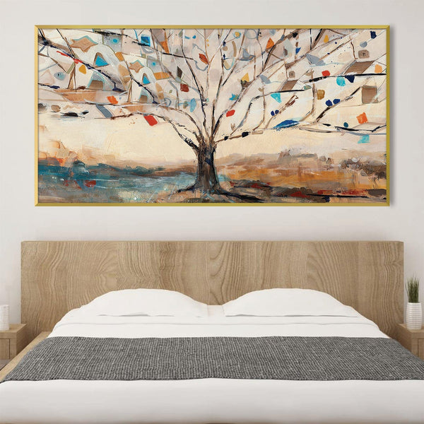 Tree of Shapes Canvas Art Clock Canvas