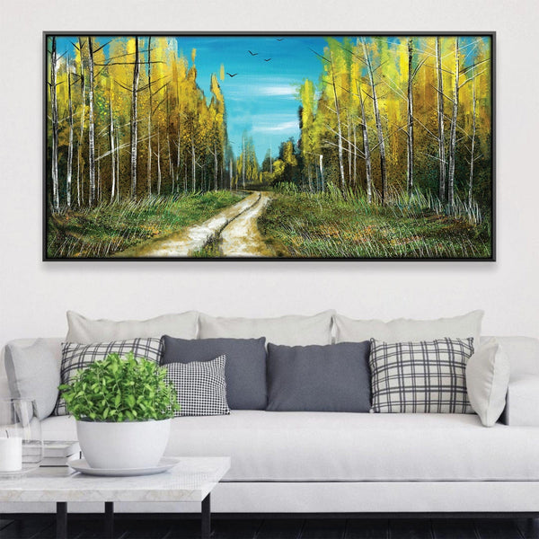 Woodland Trail Canvas Art Clock Canvas