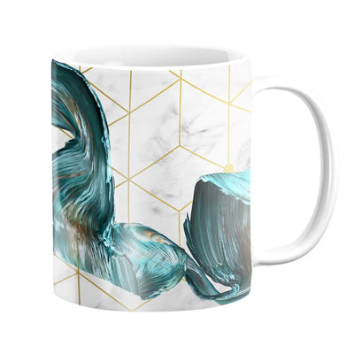 Abstract Geo Mug Mug White Clock Canvas